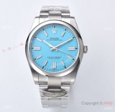 Clean Factory Super clone Rolex new Oyster Perpetual 41mm Watch Baby Blue Dial
